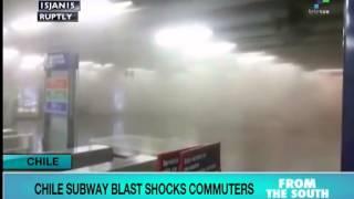 2 explosions rocked the Santiago, Chile metro Wednesday