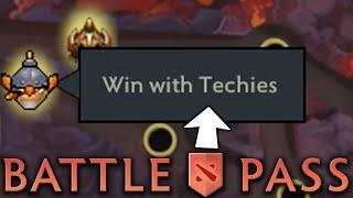 How I boost my Battle Pass Level with Techies? SUPER FAST!!