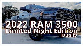 2022 RAM 3500 Limited - Night Edition - 6.7L DIESEL - INTRO