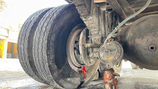 Truck Rear Axle Tube are Breaks Down Due to Overload | Complete Repairing process