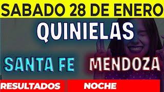 Resultados Quinielas Nocturna de Santa Fe y Mendoza, Sábado 28 de Enero