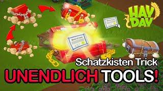 UNENDLICH TOOLS DURCH KISTEN!  Hay Day Schatzkisten Trick | SyromerB