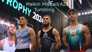 Malkin Mikhail(AZE) Gold Medal Men's Tumbling World Cup Baku 2024