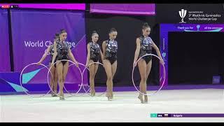 BULGARIA, 5 HOOPS, AA / World Challenge Cup - Cluj Napoca - 2022 / Score: 35.400