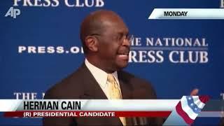 Cain Blames Media, Perry for Furor
