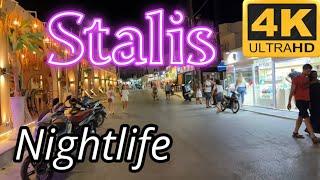 Stalis Crete Walking Tour at Night