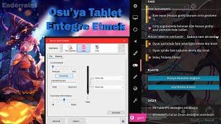 「Osu」Tablet Ayarları ve İmlecin Hareket Etmeme Sorunu çözümü 2020 Güncel #OsuRehber [Enderrains]