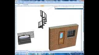 SketchUp для ПГС. Пружина. Анимация. Модели GOOGL. Урок 4