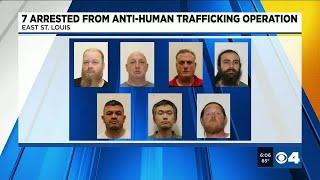 7 arrested during two-day anti-human trafficking operation