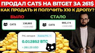 🟢 ПРОДАЛ CATS ЗА 261$  ЧТО ДЕЛАТЬ С ТОКЕНАМИ? Х10 К ДРОПУ ЗА ПРОСТЫЕ ДЕЙСТВИЯ