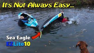 Inflatable Kayak Self Rescue Practice - Sea Eagle EZLite10