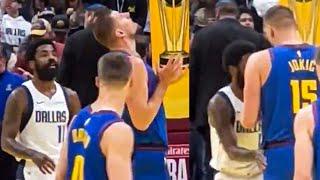 Kyrie Irving and Nikola Jokic Showed Respect to Each Other before Their Duel - Nuggets vs Mavericks