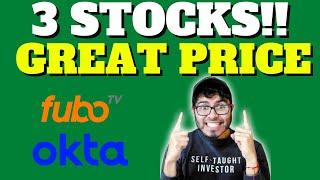 3 Strong Growth Stocks Down! Great Value Stock Price to Buy Now? (FUBO OKTA AAPL) Apple Fubo TV