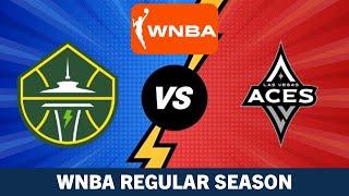 Seattle Storm vs Las Vegas Aces | WNBA LIVE Score