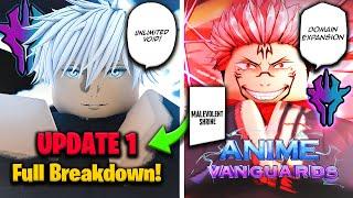 Anime Vanguards Update 1 Is HERE!!! Full Details!