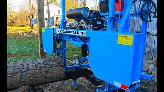 Trying out the 2024 EZ Boardwalk 40 Sawmill