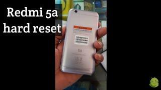 Redmi 5A hard reset and pattern unlock