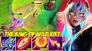 THE KING OF WILD RIFT WITH KAYLE MID - THE BEST BUILD FOR KAYLE