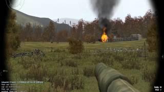 ARMA 2 Wasteland: Tank spoiling attack