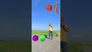 Tenis ball to old buddhi, dancing siren, cute bhabhi, & fatty dog - funny vfx video #shorts