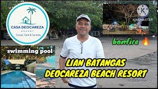 DEOCAREZA BEACH RESORT LIAN BATANGAS NAG OVERNIGHT AT JOGGING