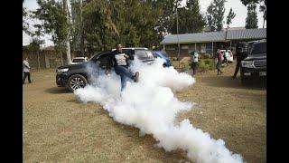 Lang'ata MP Nixon Korir's vehicle damaged, UDA agents clash with police