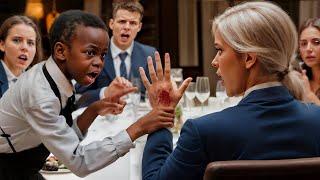 "Hi Mrs. My mother Had the Same Birthmark"—The Black boy Told the millionaire,the Truth revealed...