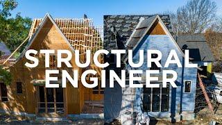 Structural engineer walkthrough of custom residential home