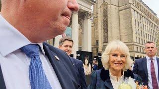 Royal Cops Deny Charles Veitch & Camilla Handshake; It Gets Awkward