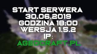 AGEDCRAFT.PL START 30.06.2019 GODZINA 18:00!