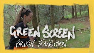 How to do a GREEN SCREEN Brush Transition with LumaFusion and Procreate // Video Editing tutorial