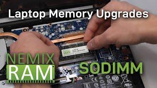 SODIMM Laptop Memory Upgrade by NEMIX RAM