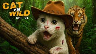How to Survive In Amazon Rainforest | Cat vs Wild | Epi 1 - Meow Grylls