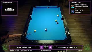 ASHLEY JULIAN  vs STEPHANIE DRAKULIC - NWPA - TABLE 1 | EvoSports