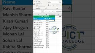 Excel Rank Formula: The Quickest Way to Rank Data #shorts