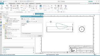 How to create a break out section view in NX drawing (works up to NX 2206)