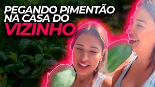 TIVE QUE PEGAR UM PIMENTÃO NA CASA DO VIZINHO! #simonemendes #vlog