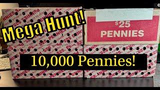 Mega Hunting 10,000 Pennies! Old Wheat Cents Found!