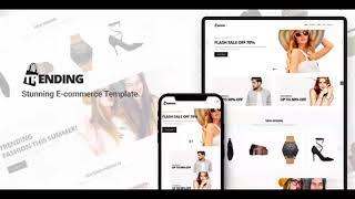 Trending | Premium HTML E-Commerce Template | Themeforest Website Templates and Themes