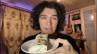 MUKBANG  SHAURMA 🫔 EATING  МУКБАНГ ДОМАШНЯЯ ШАУРМА, ИТИНГ