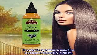 Great product -  OKAY | 100% Pure Olive Oil | For All Hair Textures & Skin Types | Nourish, Strength