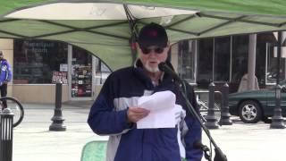 Nick Gier at the Anti-Gun Violence Rally