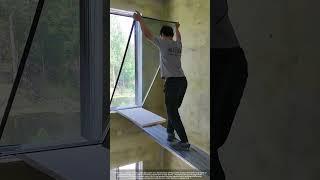 Installing Heavy Glass WITHOUT Machines : A Risky But Genius Hack !