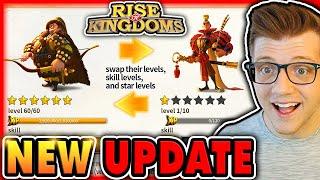 OFFICIAL Commander Swap UPDATE For Rise of Kingdoms