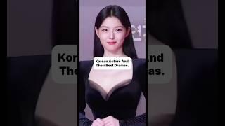 Korean Actors and Their Most Iconic Dramas ️#youtubeshorts