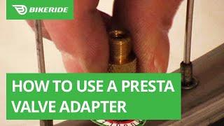 How to Use a Presta Valve Adapter