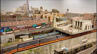 Beautiful Historical HO Scale Model Train Layout