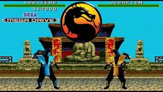 MORTAL KOMBAT 1 | MEGA DRIVE (SEGA GENESIS) GAMEPLAY FULL HD | LONGPLAY