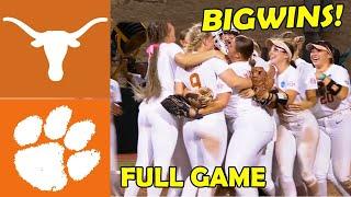 Texas vs. Clemson [FULL GAME] Game 03 Women's College Softball | NCAA Softball 2025