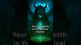 Your Birth Month Reveals a Powerful Mythical Creature  | Dark Fantasy Animation  #shorts